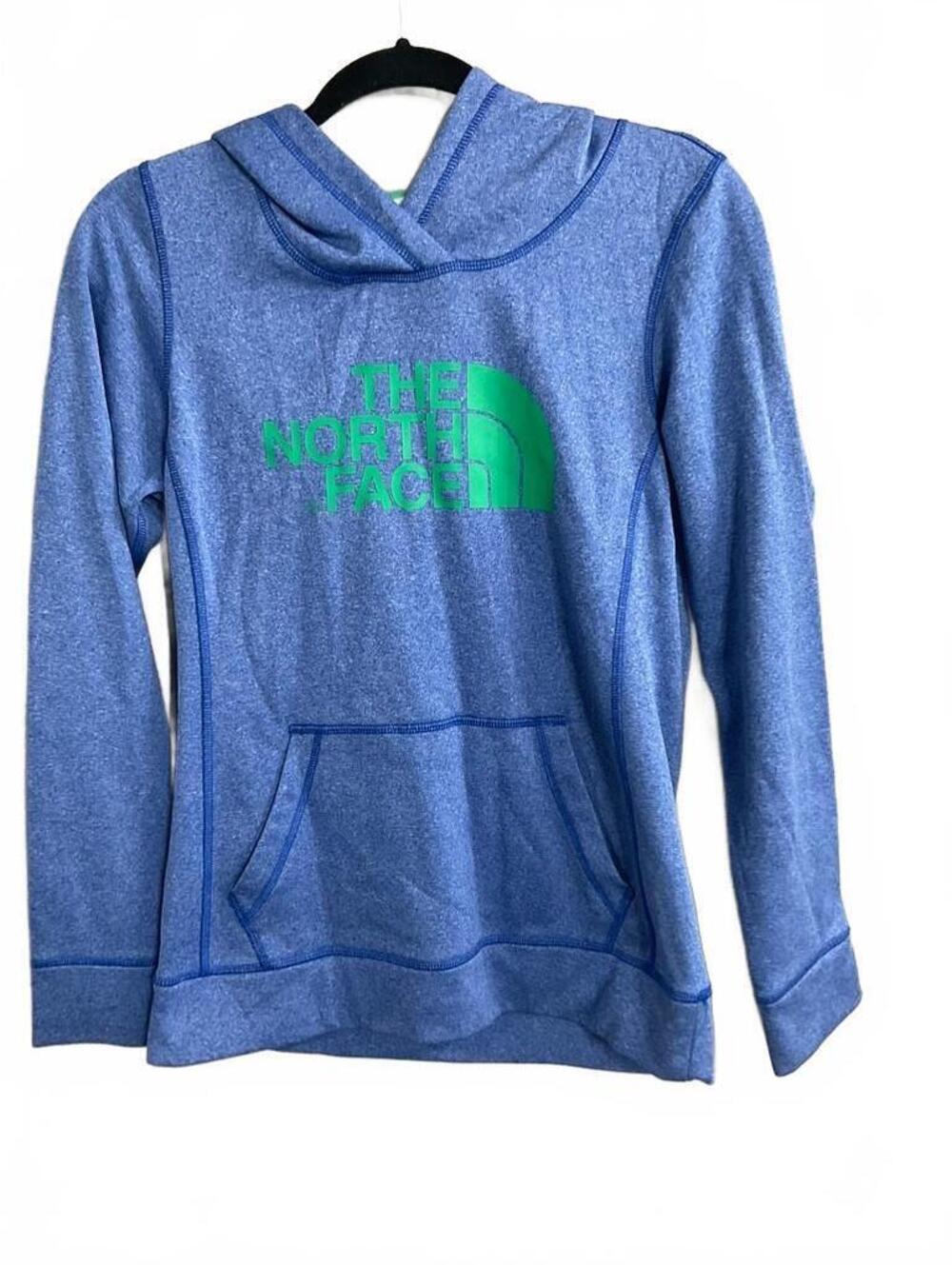 The North Face blue pullover hoodie size XL